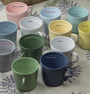Керамические чашки для чая производителя Alexander Rodriguez, Франция